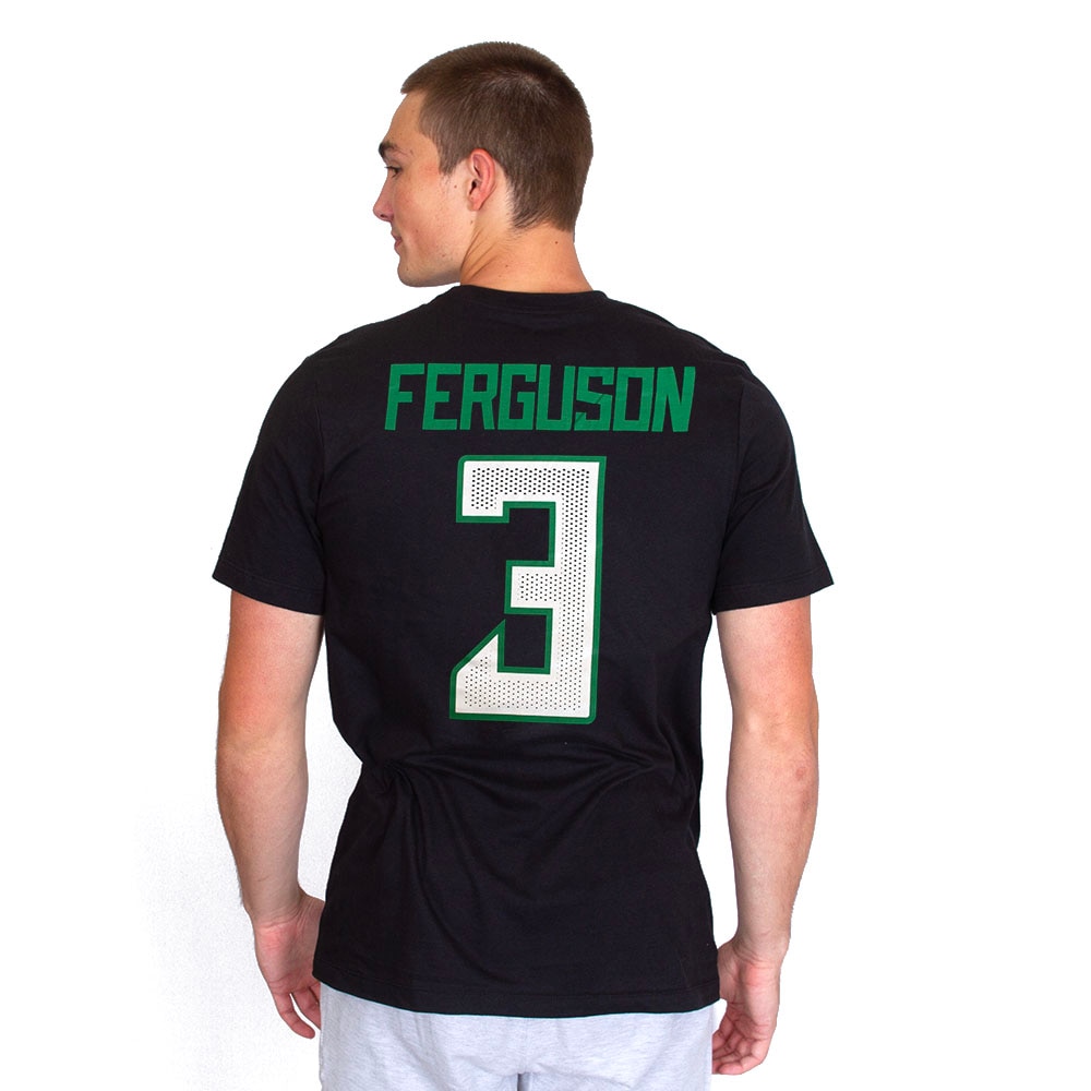 Student Athlete, Nike, Black, Crew Neck, Cotton, Men, Unisex, Football, 155 gsm, Jersey fabric, T-Shirt, #3, Terrance Ferguson, 845968